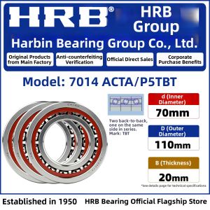 ACTA P5 TBT TT Matched Set Bearings