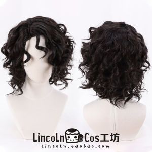 Phụ Kiện Tóc Giả Lincoln Magic Full House Mirabel Side Part Brown Black Small Curl Cosplay Phụ Kiện Tóc Giả Cho Tiệc Tùng