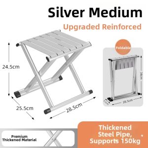 Outdoor Portable Foldable Chair For Camping And Fishing