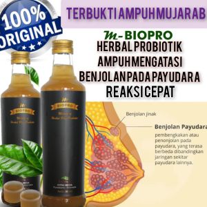 M Biopro Herbal Asli Obat Benjolan di Payudara 380 ml Terbukti Mujarab Reaksi Cepat