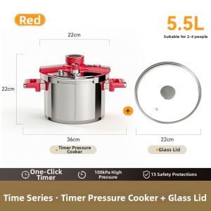 KIMS COOK | Stainless Steel Explosion-Proof Pressure Cooker