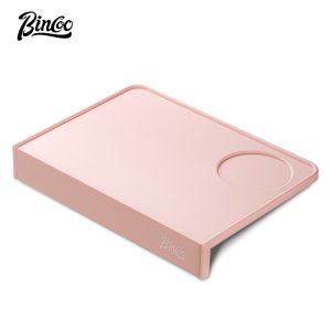 BINCOO Coffee Tamper Pad Anti-slip Silicone Pad for Espresso Machine Handle Bar Corner Storage Pad Powder Dispenser Set