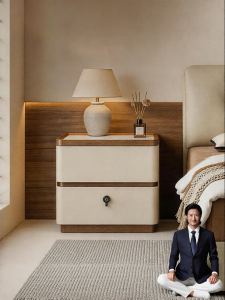 Intelligent New Style Bedside Storage Cabinet