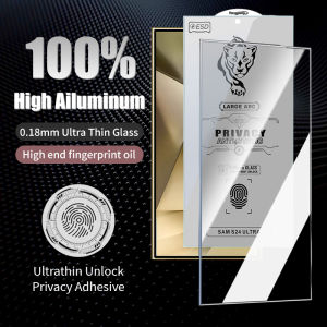ปลดล็อคลายนิ้วมือ-ชัดเจนและเป็นส่วนตัวกระจกนิรภัยสำหรับ Samsung Galaxy S25 S22 S23พิเศษ S24พิเศษ + ฟิล์มกันกระจก S21 0.18มม. ฟิล์มปกป้องหน้าจอกันแอบดู
