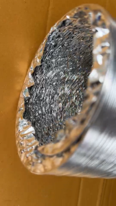 ท่อลมอลูมิเนียมฟอยล์ 5 นิ้ว ความยาว 1เมตร 3เมตร 5เมตร 10เมตร