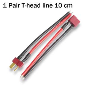 Cổng Kết Nối T Plug M/F Với Dây Silicon 100mm 14AWG Cho Cáp Pin RC ESC Drone FPV - Phụ Kiện Kết Nối/dây Điện Bán Buôn Cho Xe Cộ & Đồ Chơi Điều Khiển Từ Xa