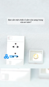 (Schneider) Ổ cắm đôi 3 chấu 16A có công tắc mỗi ổ cắm M3T_SIS_WE