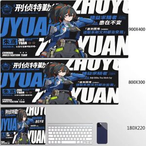 Bandai | Tấm Lót Chuột Anime Zenless Zone Zero 900x400mm XXL Chất Liệu Cao Su Chống Trơn Tương Thích Với Laptop & Bàn Phím Chủ Đề Hoshimi Miyabi