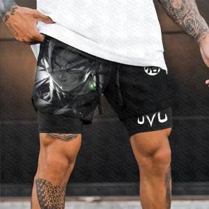 Bandai | Bandai Licensed Dragon Ball Mens Training Shorts Character Graphic Print Sports Shorts Breathable