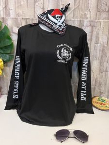 เสื้อยึดสกรีนลายClub vintage แขนยาว ใส่ได้ ผู้ชายหญิง