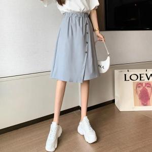 High Waist Wide Leg Pants Womens plus Size Casual Loose Straight Health Ring Five Parts Summer Fashion plus Size Clothes