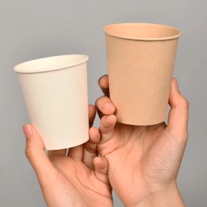 210ml/250ml 50-100Pcs/Pack Paper Cups Disposable Coffee Cup Milk Tea Cup Party Supplies Disposable Drinking Accessories