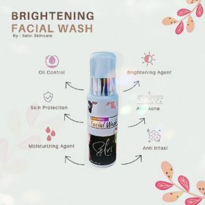 SELVI Brightening Glowing Facial Wash Niacinamide AHA BHA PHA Sabun Pembersih Wajah 100 ml