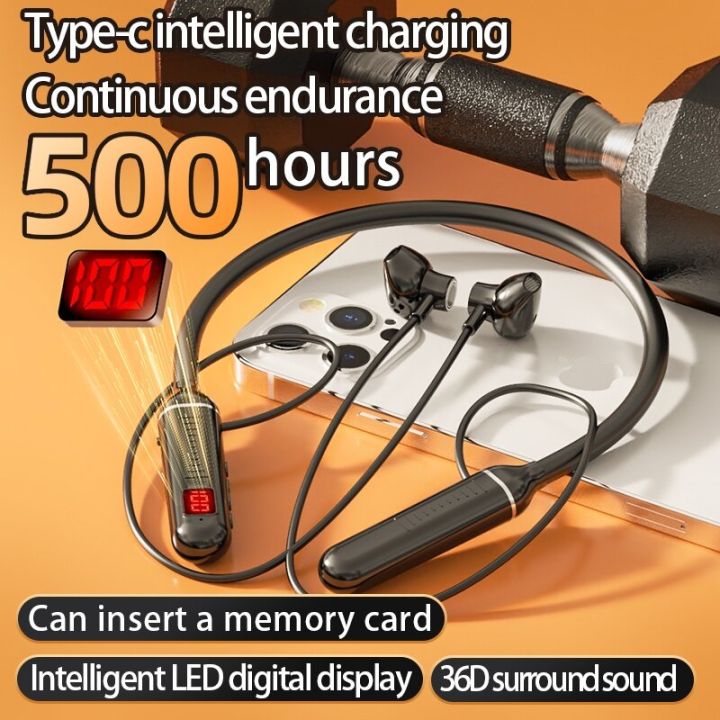 【500hour long battery life】Bluetooth Headset Can Be Inserted Card
