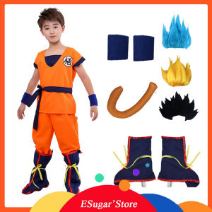 Rabbite Anime Dragon Ball Z Costume For Kids Boy Son Goku Cosplay Halloween Carnival Party Birthday Costume Christmas Costume