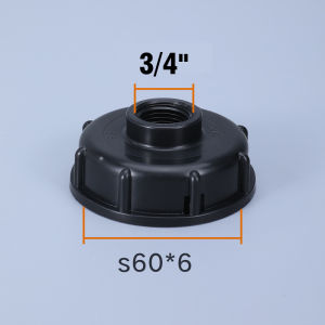 Durable IBC Tank Tap Adapter S60*6 Coarse Thread to 1/2 3/4 1" Connector Replacement Valve 1000L Garden Home Valve Fitting