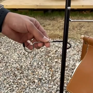 ตะขอเสาไฟแคมป์ปิ้ง ตะขอโคมไฟเสาเต็นท์สแตนเลส ตะขอแขวน