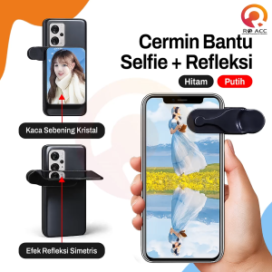 [RO ACC] NANVAN NVN-PM06 CERMIN MINI SELFIE KAMERA BELAKANG HP - CLIP ON MIRROR REFLEKTOR UNIVERSAL
