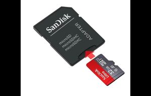 CHÍNH HÃNG SanDisk Adapter thẻ nhớ đọc thẻ nhớ Micro SD (TF) sang SD - Dùng cho máy ảnh Laptop CAMERA