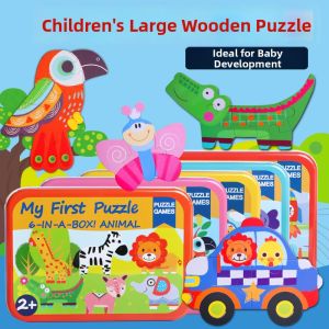 Cartoon Large Piece Easy Puzzle for Toddlers Educational Toy