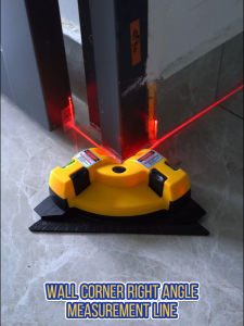 NEW COD LANDSEA Laser Level Leveling Waterpass Right Angle 90 Degree Square Siku + 3 PCS Baterai AA