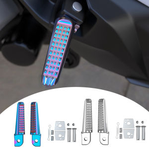 Seametal xe máy phía sau hành khách footrest nhôm CNC chỗ gác chân cho Yamaha Honda phổ