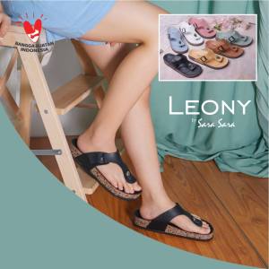 Sara Sara Leony | Sandal Birken Casual Fashion Wanita Kekinian Sandal Puyuh Motif Trendy Terbaru Kualitas MALL Flash Sale COD