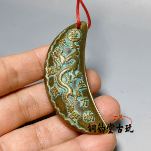 Đồng Nguyên Chất Đôi Rồng Cổ Tính Năng Bình Thủy Tinh Trang Trí Bàn Đồ Trang Trí Nhà Cửa Phong Cách Cổ Điển Đồ Dùng Phật Giáo