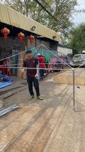 เต็นท์ประกอบ4x5 เมตร ผ้าหนา900D ทรงปั้นหยา