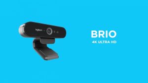 Logitech Brio 4K Ultra HD Webcam for Business, High-Quality HD Video, and HDR