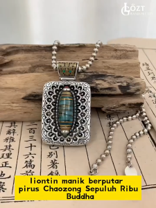 Liontin Manik-manik Pirus Keberuntungan Tak Terbatas DZ