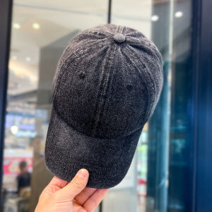 New Fashion Denim Baseball Cap For Women Men Solid Color Adjustable Outdoor Sun Visors Hat Punk Hip Hop Dad Trucker Ponytail Cap