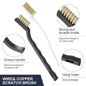 16pcs 3D Printer Cleaner Tool Copper Wire Brush Toothbrush Nozzle Cleaning Needle Cleaning Tweezers Wrench 3D Printer Tool Kit