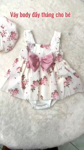 Váy bé gái mặc đầy tháng thôi nôi váy công chúa đầm bé gái sơ sinh body thiết kế cho bé gái sơ sinh 0-9kg