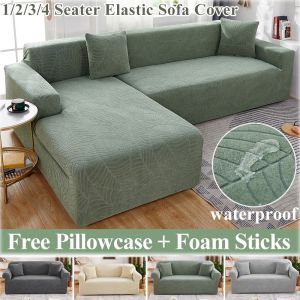 Sofa cover slipcover couch protector stretch jacquard washable removable pet friendly living room sulit