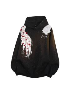 YEBO | Loose Retro Couple Hoodie