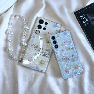 Suitable for Samsung S23u/S24u Fresh Phone Case S22/S21 + Shell Lanyard Protective Case Note20u/A54/A53 Drop-Resistant Hard Case