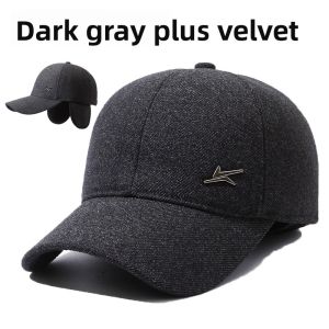 JIFANPAUL | Winter Warmth Elderly Mens Baseball Cap
