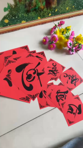 Chữ Thư Pháp Trang Trí Tết decor phòng trang trí nhà