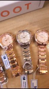 Jam Tangan Wanita Seven Minute 741 Analog Tanggal Original Rantai Stainless Steel