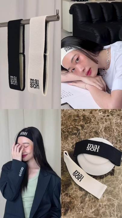 maison KEEPS | Original Logo Headband | ผ้าคาดหัว
