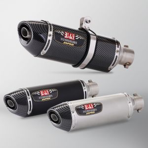370mm phổ ống xả xe máy Muffler đuôi ống pô sửa đổi Ống xả Muffler Yoshimura r77 Muffler Canister ống xả cho SYM Kymco PCX nmax c650gt tmx530 cbr500r Z1000 GIORNO 125 GTR CBR150R MSX125 Grom GSX-R150 aerox vv