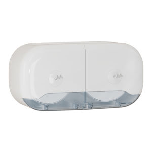 CUNGSA | Dual Roll Center Pull Wall Mount Tissue Dispenser with Shelf