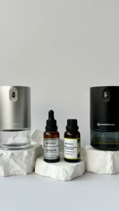 Maison & Co. Aura Nebulizer | Dual Mode Waterless Essential Oil Diffuser | Home & Car Scent Machine