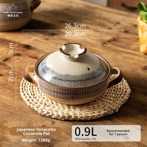 MODERN SWEETHOME | Durable Stovetop Dedicated Ceramic Pot