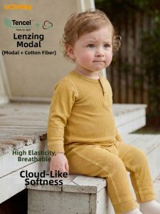 UCBABY | Bamboo Cotton Baby Romper Sleepwear Long Sleeve