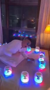 Loa Bluetooth L30 Loa Bluetooth Mini Có Đèn LED Loa Bluetooth Đèn Led L30 Âm Bass Siêu Ấm Loa bluetooth mini L30 có đèn led theo âm thanh