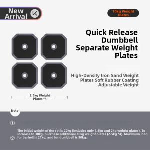 Keep | Adjustable Weight Dumbbell Set