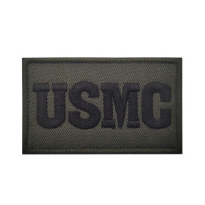 4.5*7.5CM ARMY NAVY USMC Armband Emblem Hook And Loop PatchEmbroidered Appliques Stickers Badge Tactical Patches For Clothes