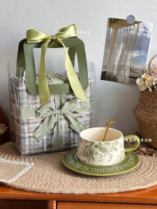 Bellflower Gift Mug with Saucer